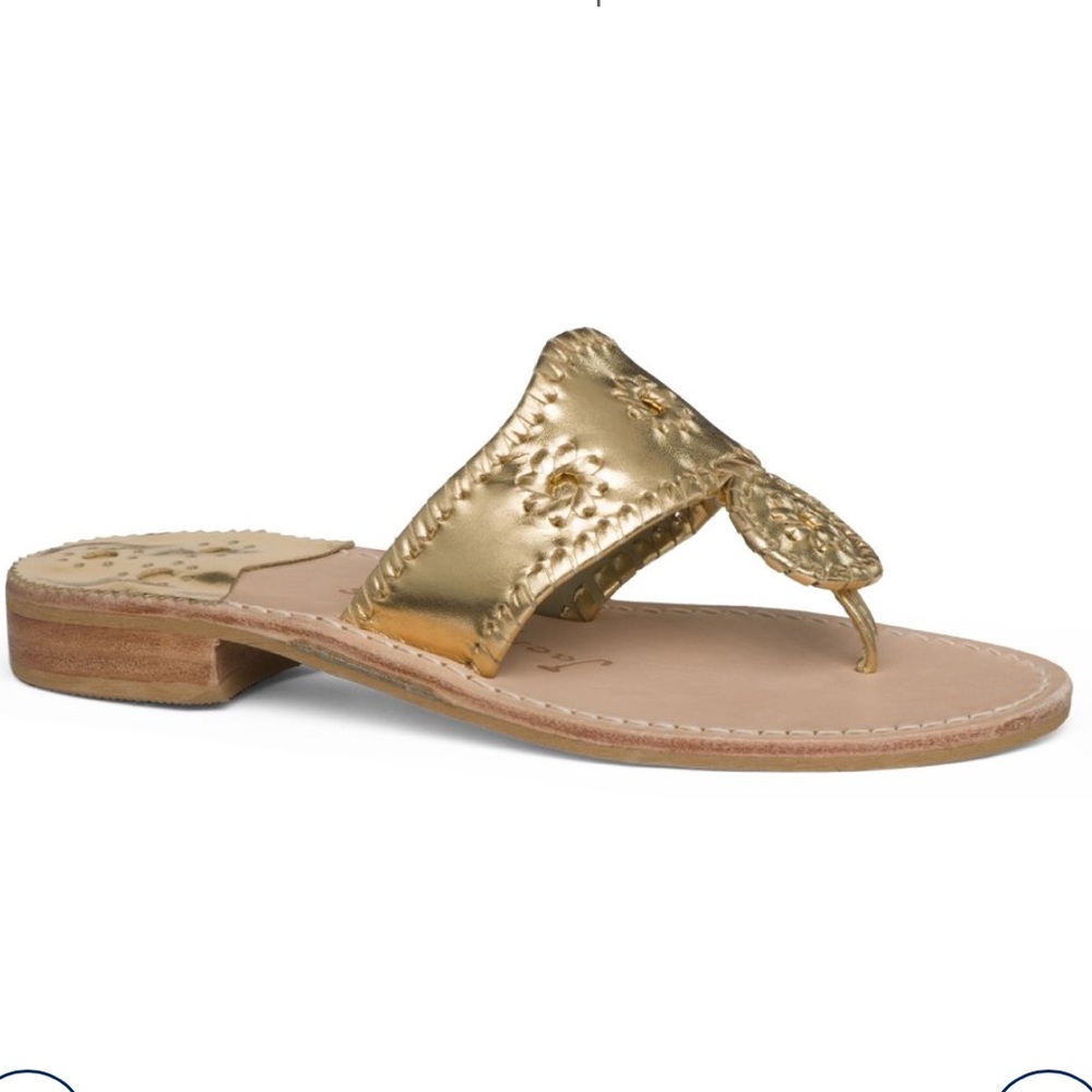 Jack Rogers Gold Sandal